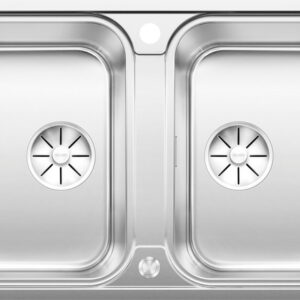 BLANCO CLASSIMO 8‑IF - Inox επικαθήμενος νεροχύτης με 2 γούρνες 80 cm